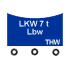 Lastkraftwagen 7 t mit Ladebordwand (LKW 7 Lbw)